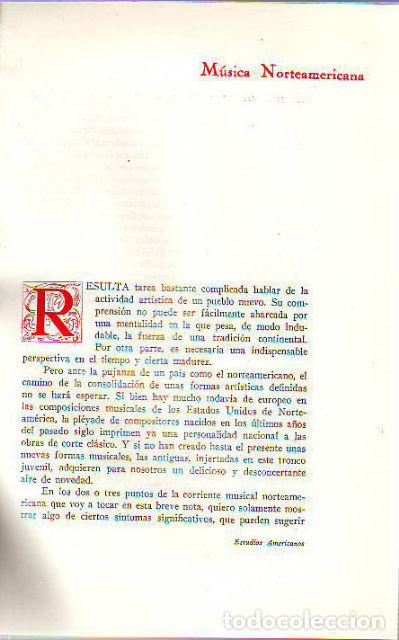 Second hand books: MUSICA NORTEAMERICANA. - SANCHEZ PEDROTE Enrique.