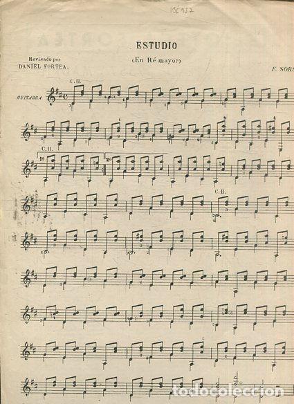 Second hand books: ESTUDIO (EN RE MAYOR)/ ESTUDIO (EN SI MENOR) - sors F.