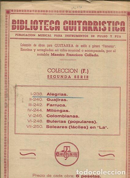 Libros de segunda mano: ALEGRIAS. - COLLADO F. - Foto 1