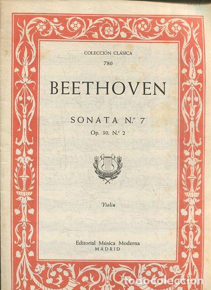 Second hand books: SONATA N&ordm; 7. OP 30. N&ordm;. 2. VIOLIN. - BEETHOVEN L. Van.