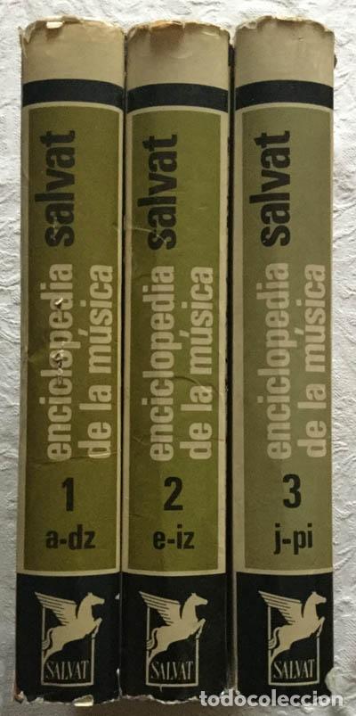 Libros de segunda mano: Enciclopedia Salvat de la m&uacute;sica (3 tomos)