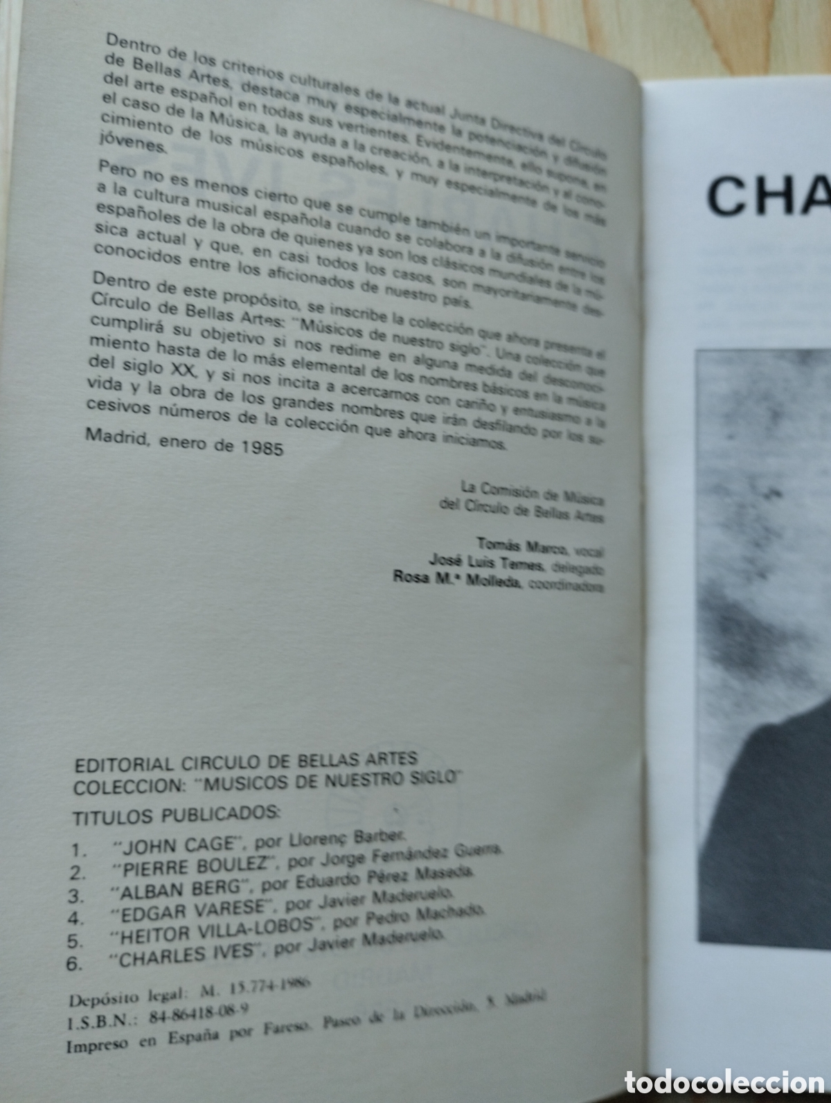 Libros de segunda mano: CHARLES IVES, DE JAVIER MADERUELO. - Foto 3