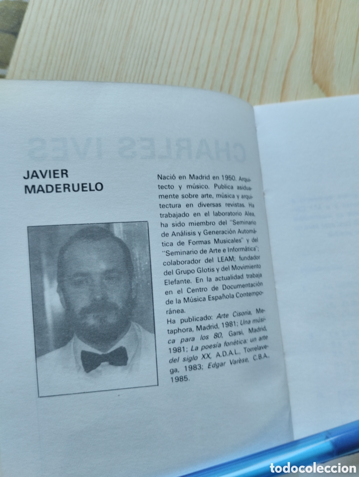Libros de segunda mano: CHARLES IVES, DE JAVIER MADERUELO. - Foto 5