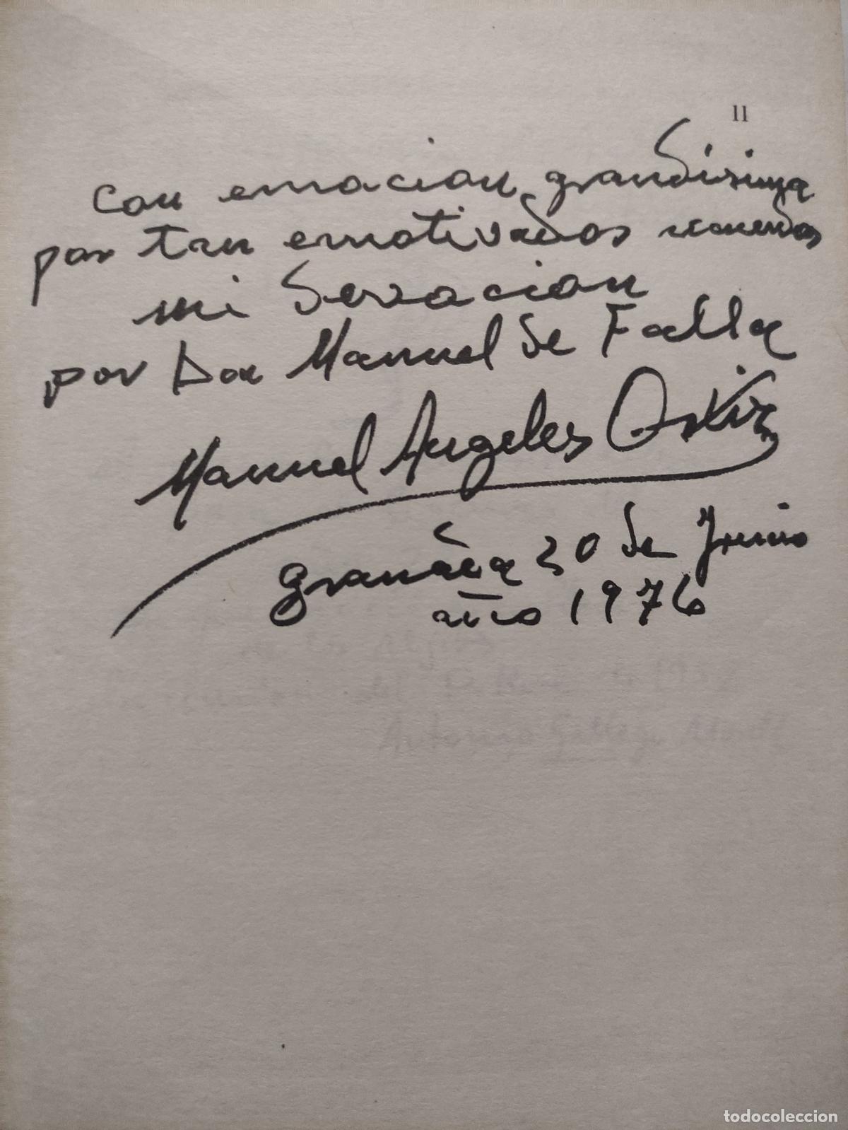 Libros de segunda mano: CENTENARIO DE MANUEL DE FALLA - MANUEL DE FALLA Y EL CANTE JONDO - Foto 3