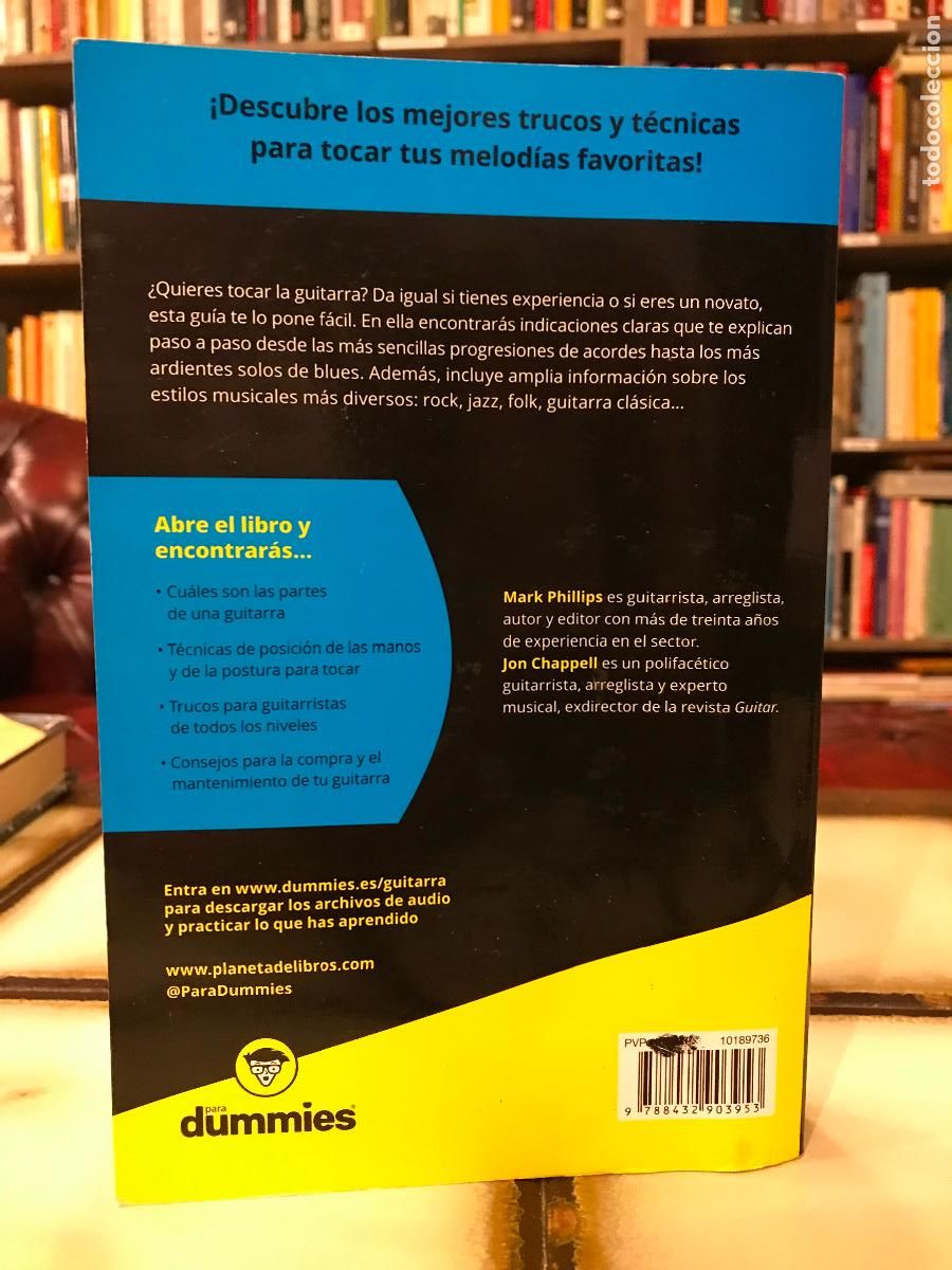 Libros de segunda mano: Guitarra para Dummies. Mark Phillips. Jon Chappel. - Foto 2