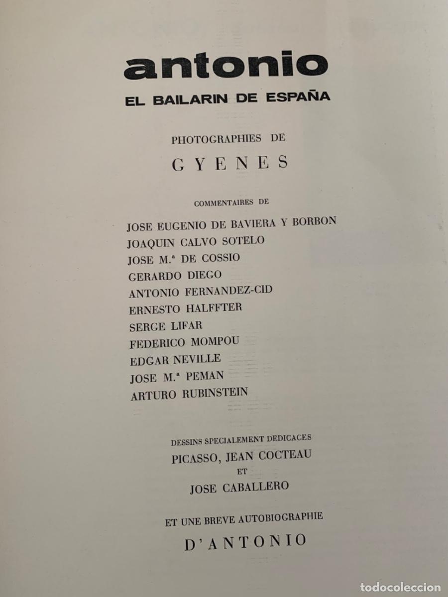 Libros de segunda mano: Ant&oacute;nio, Danseur d&rsquo;Espagne - Foto 4