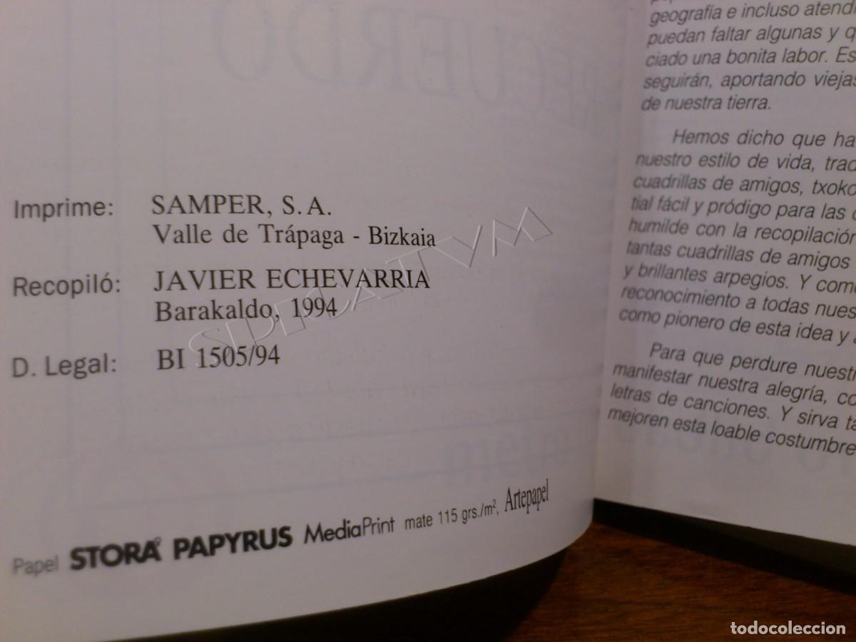 Libros de segunda mano: CANCIONES PARA EL RECUERDO - SAMPER, S.A. - 1994 - Foto 6