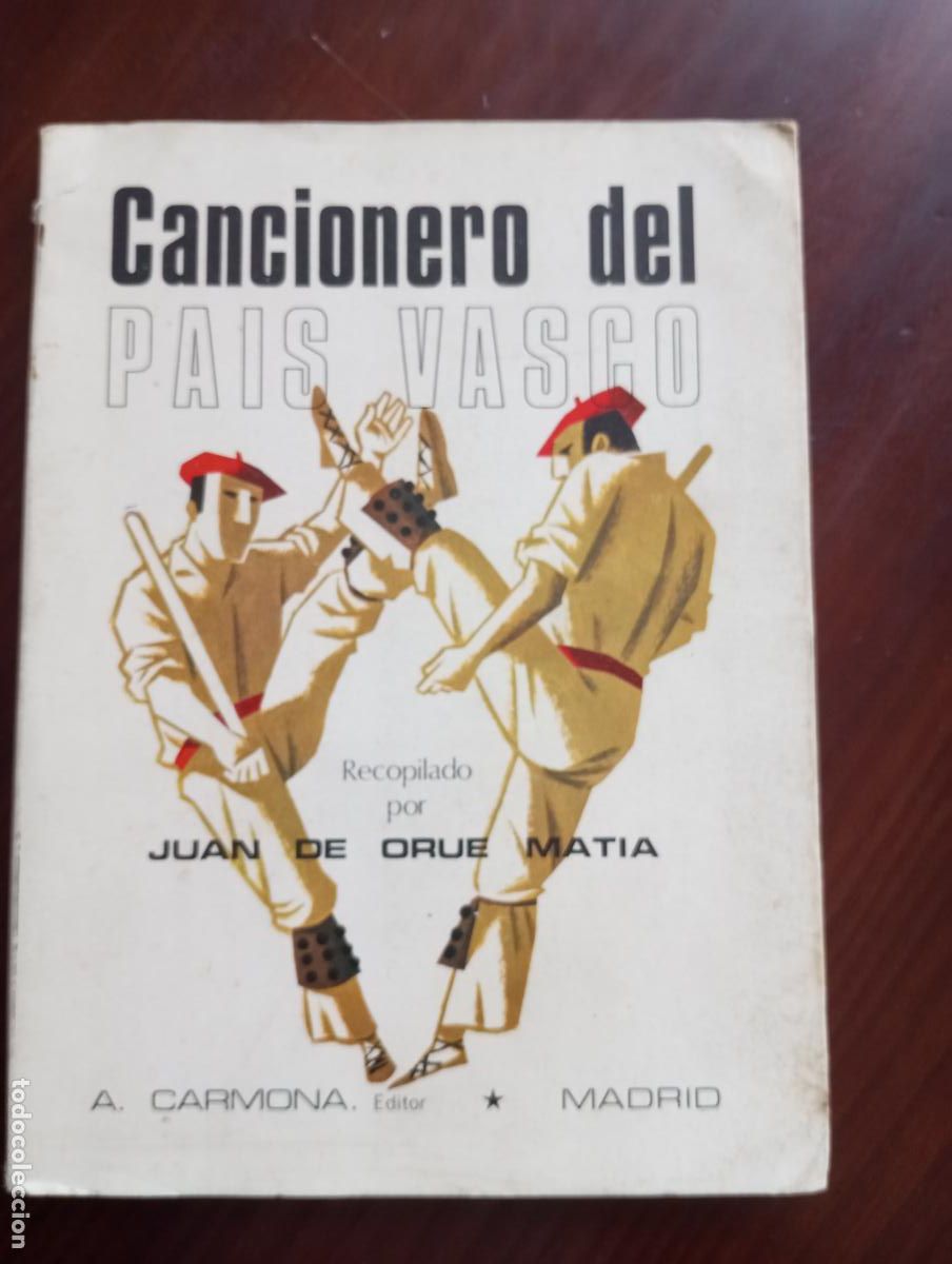 Libros de segunda mano: CANCIONERO DEL PAIS VASCO A&Ntilde;O 1980