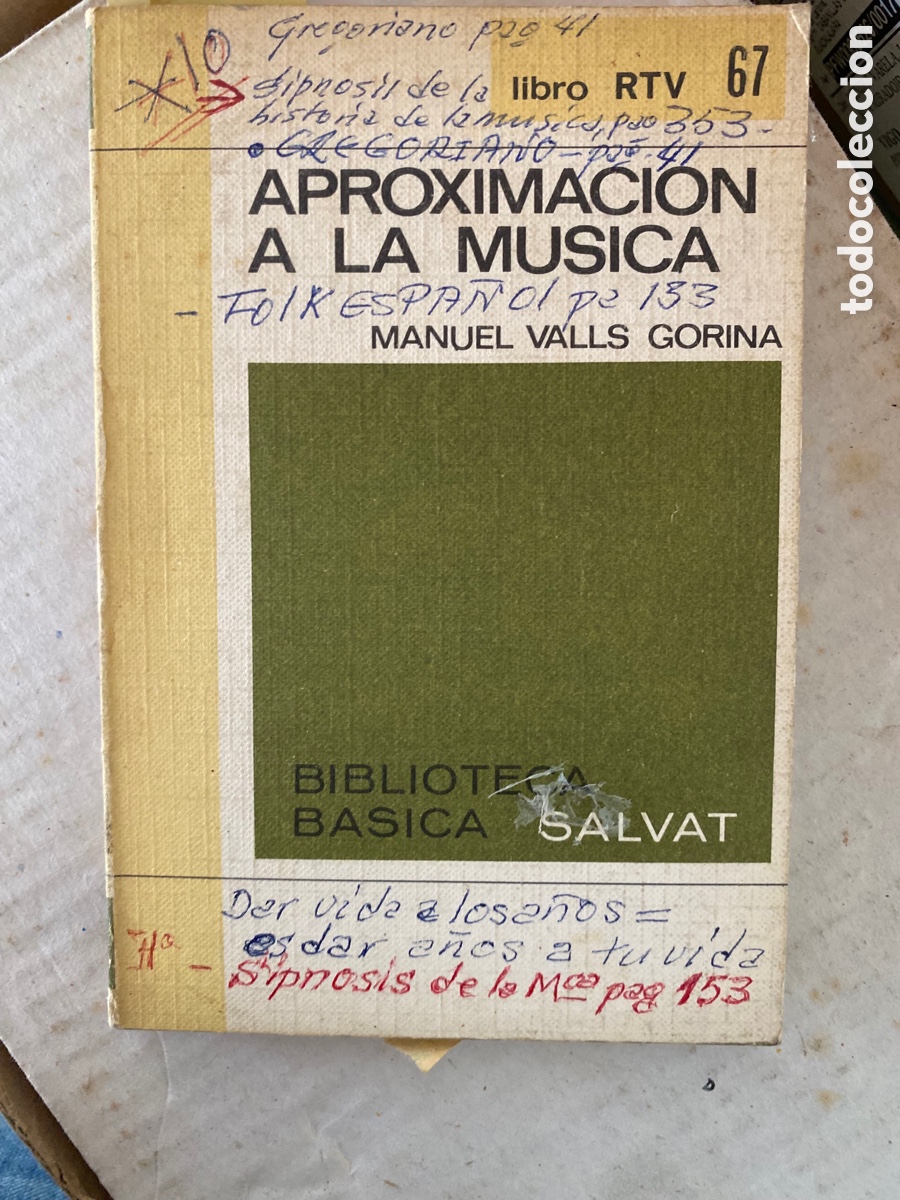 Libros de segunda mano: Aproximaci&oacute;n a la m&uacute;sica - Foto 1