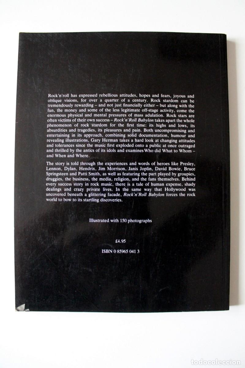 Libros de segunda mano: Gary Herman - RocknRoll Babylon - Plexus - Foto 2