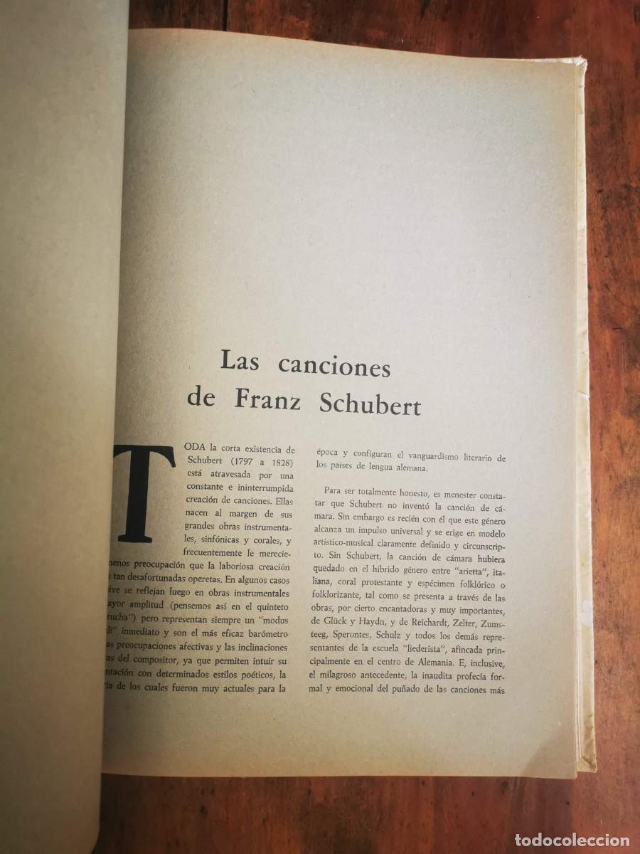 Libros de segunda mano: ARS: Dedicado a Schubert - Foto 6