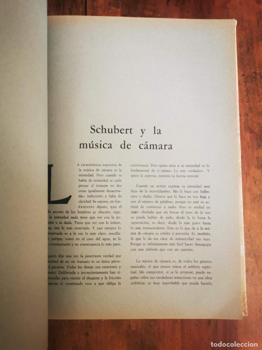 Libros de segunda mano: ARS: Dedicado a Schubert - Foto 9