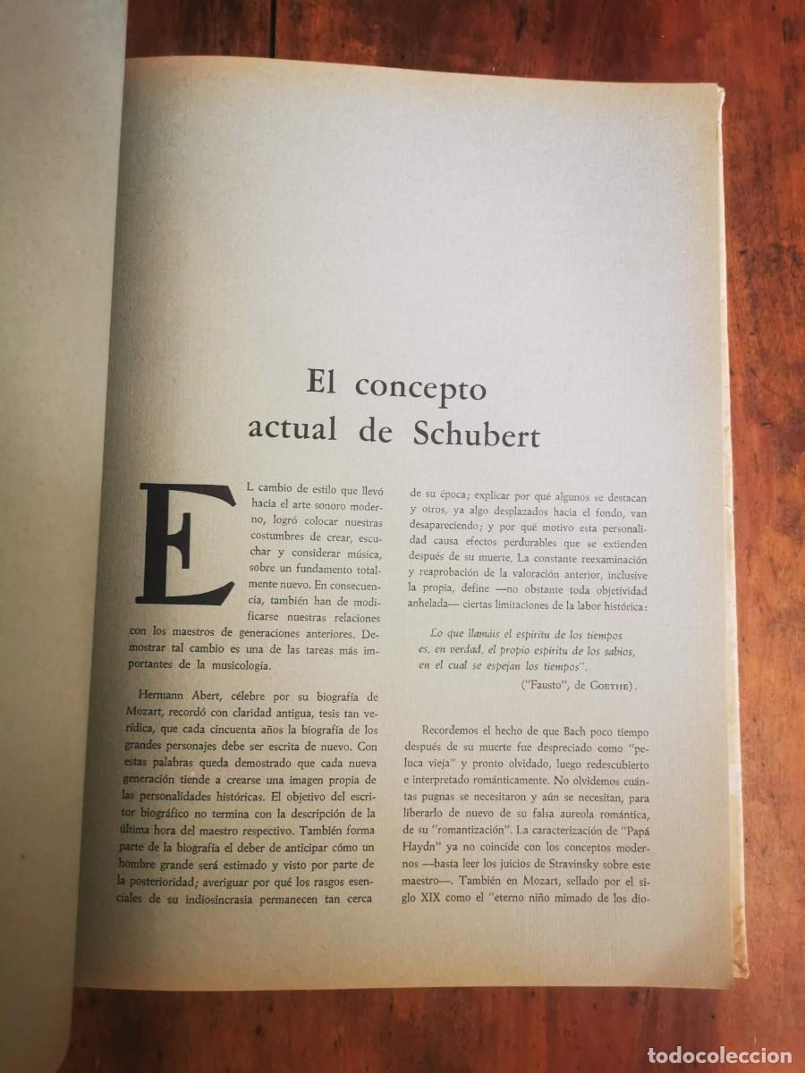 Libros de segunda mano: ARS: Dedicado a Schubert - Foto 10