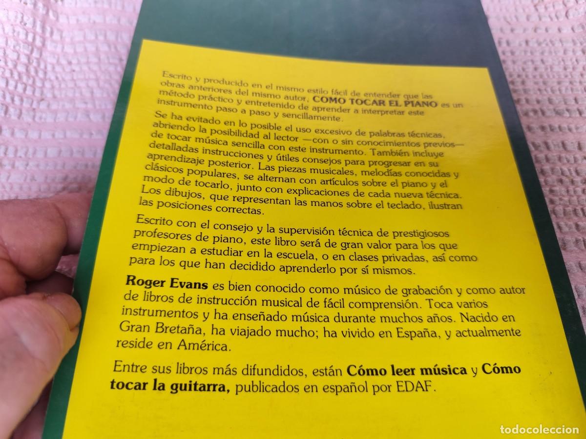 Libros de segunda mano: COMO TOCAR EL PIANO / ROGER EVANS / EVA 213-212 / EDAF - Foto 7