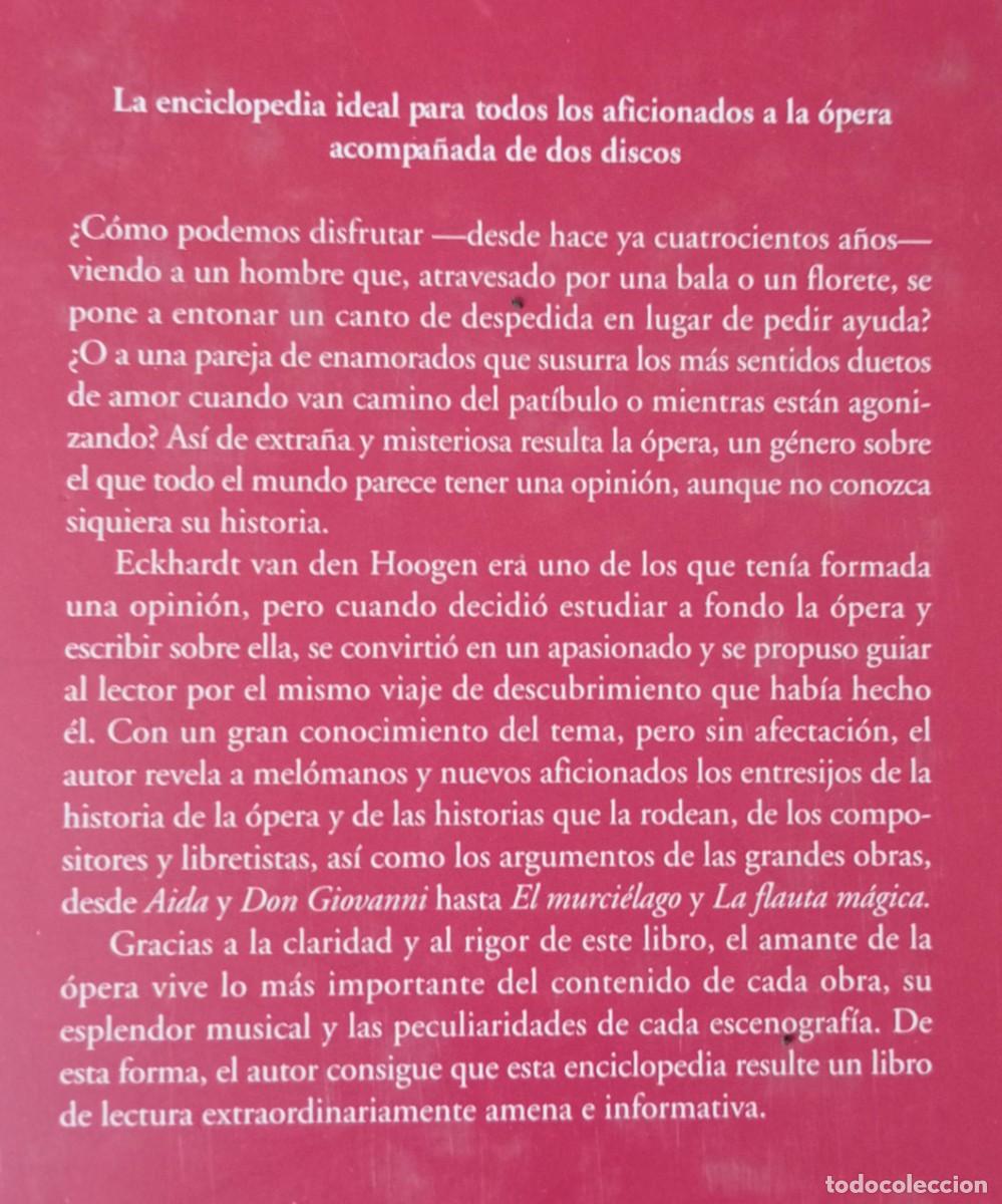 Libros de segunda mano: EL ABC DE LA OPERA - ECKHARDT VAN DEN HOOGEN - Foto 2