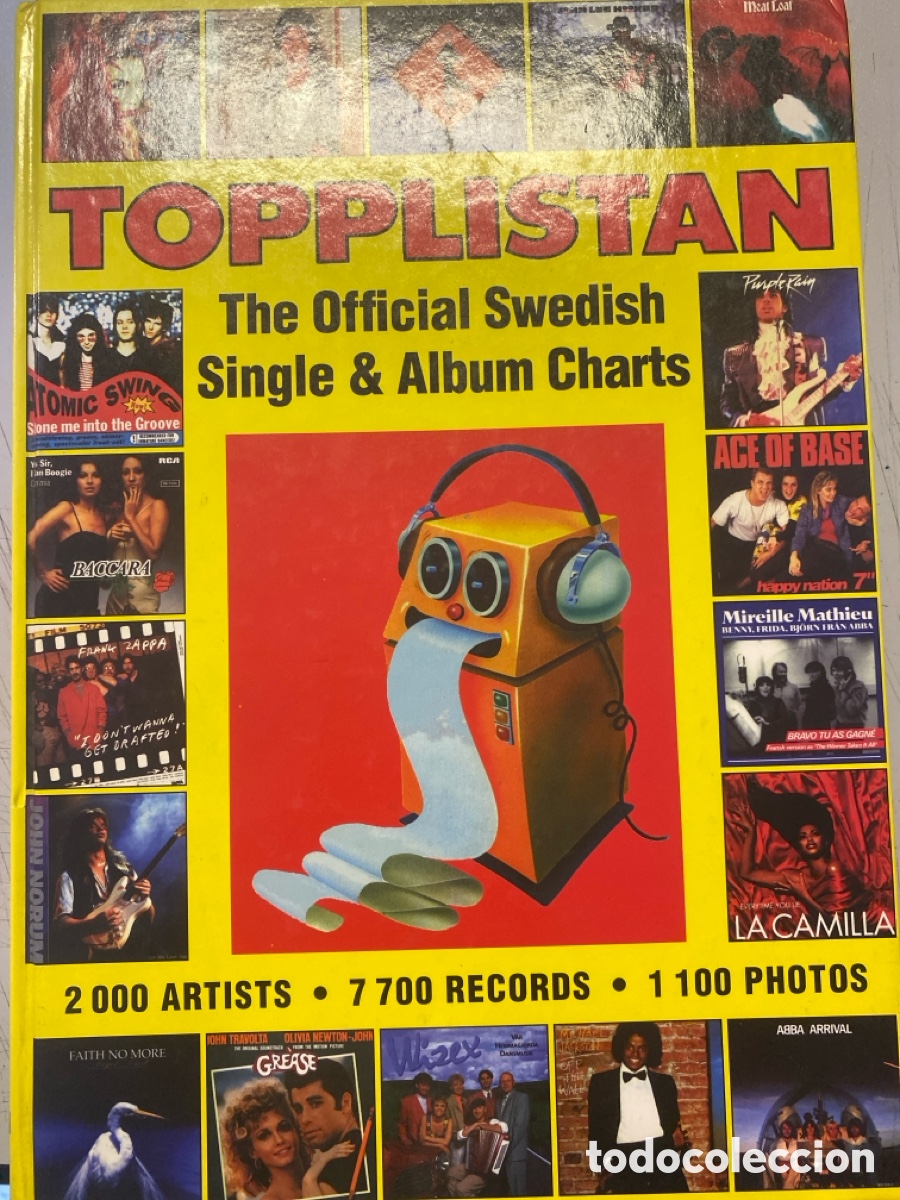 Gebrauchte B&uuml;cher: TOPPLISTAN THE OFFICIAL SWEDISH SINGLE ALBUM CHARTS - WILLE WENDT - LIBRO - PAGINA 278 - INGLES-