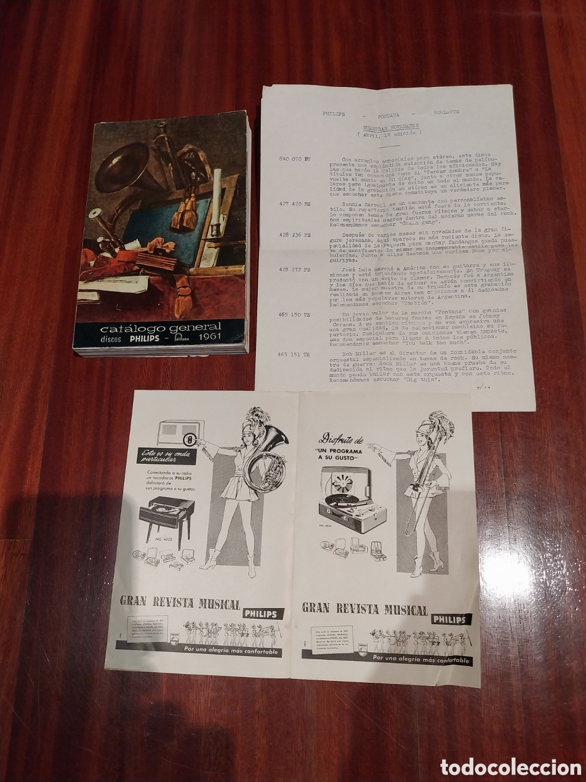 Libros de segunda mano: Cat&aacute;logo general discos Philips 1961 - Foto 3