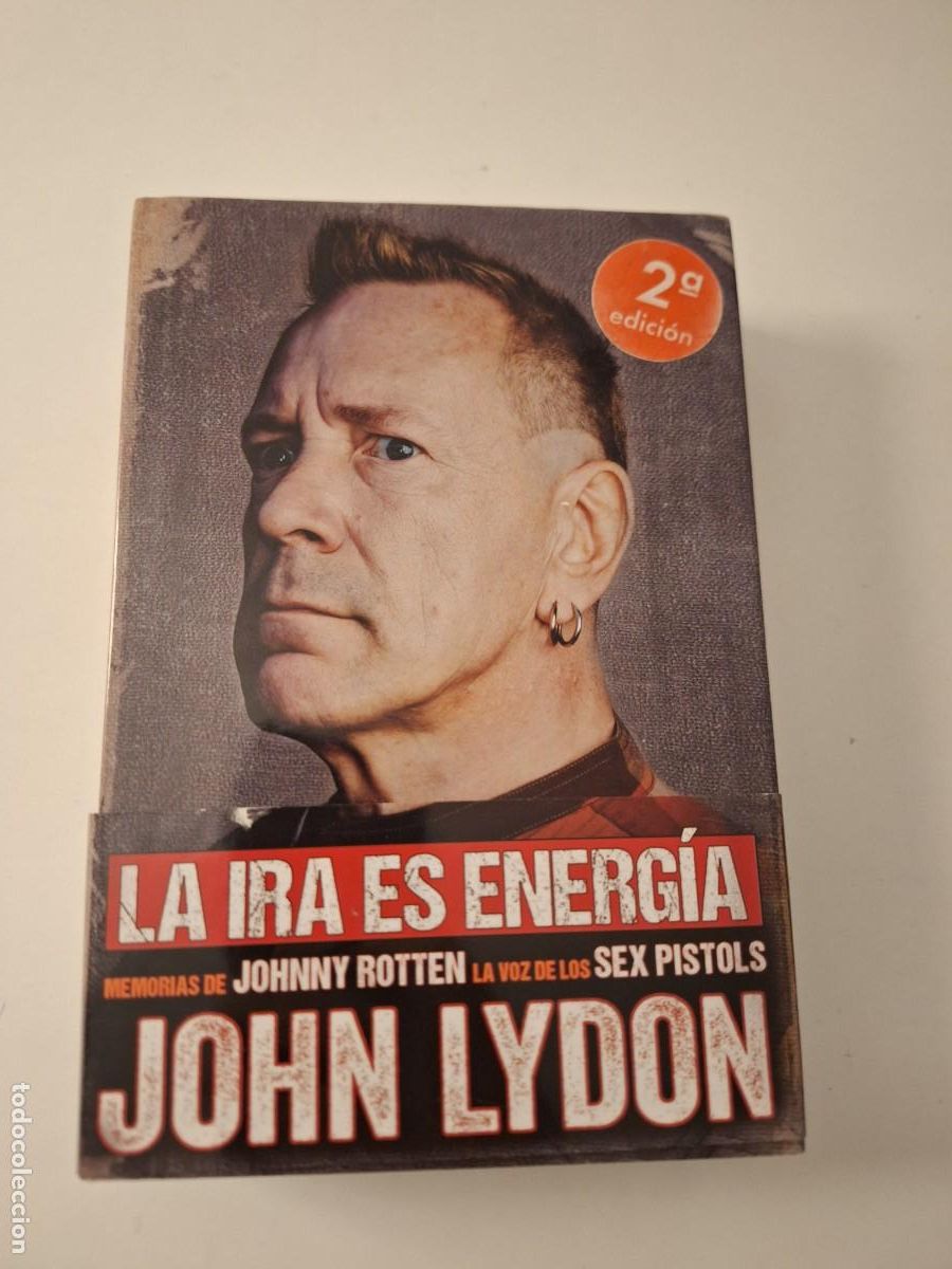 Libros de segunda mano: John lydon la ira es energia libro