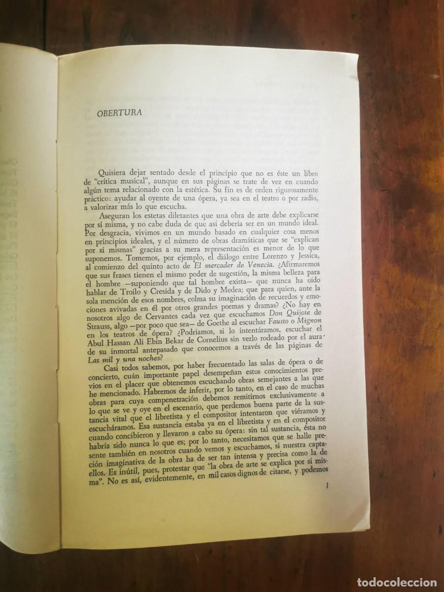 Libros de segunda mano: NEWMAN, Ernest. Noches de &oacute;pera - Foto 2