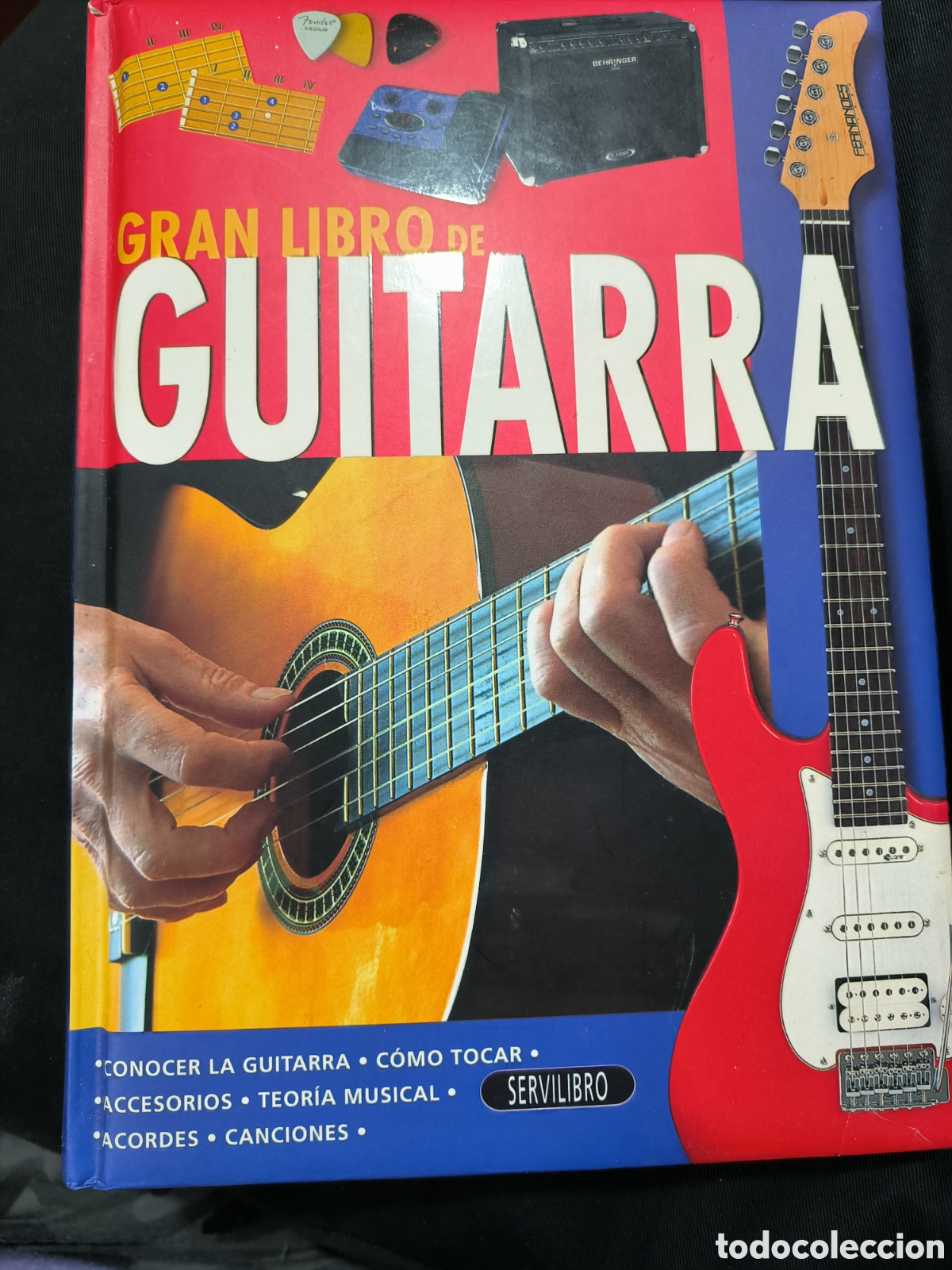 Second hand books: IS-29 GRAN LIBRO DE LA GUITARRA TAPA DURA ACOLCHADA 191 PAG. MEDIDAS 28X20 BUEN ESTADO