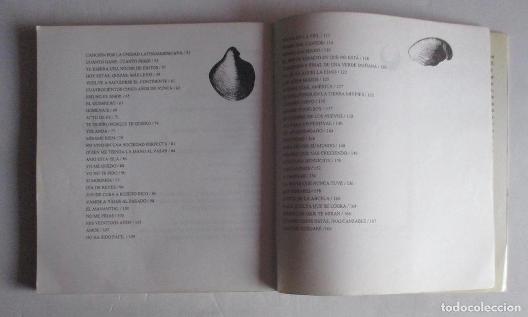 Libros de segunda mano: PABLO MILANES, CANCIONES - Foto 6