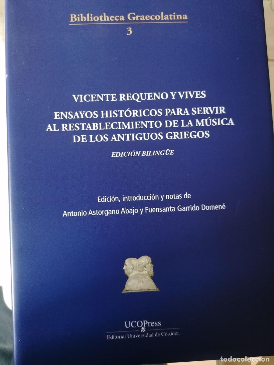 Gebrauchte B&uuml;cher: Requeno y Vives, Ensayos hist&oacute;ricos m&uacute;sica antiguos griegos, 2022