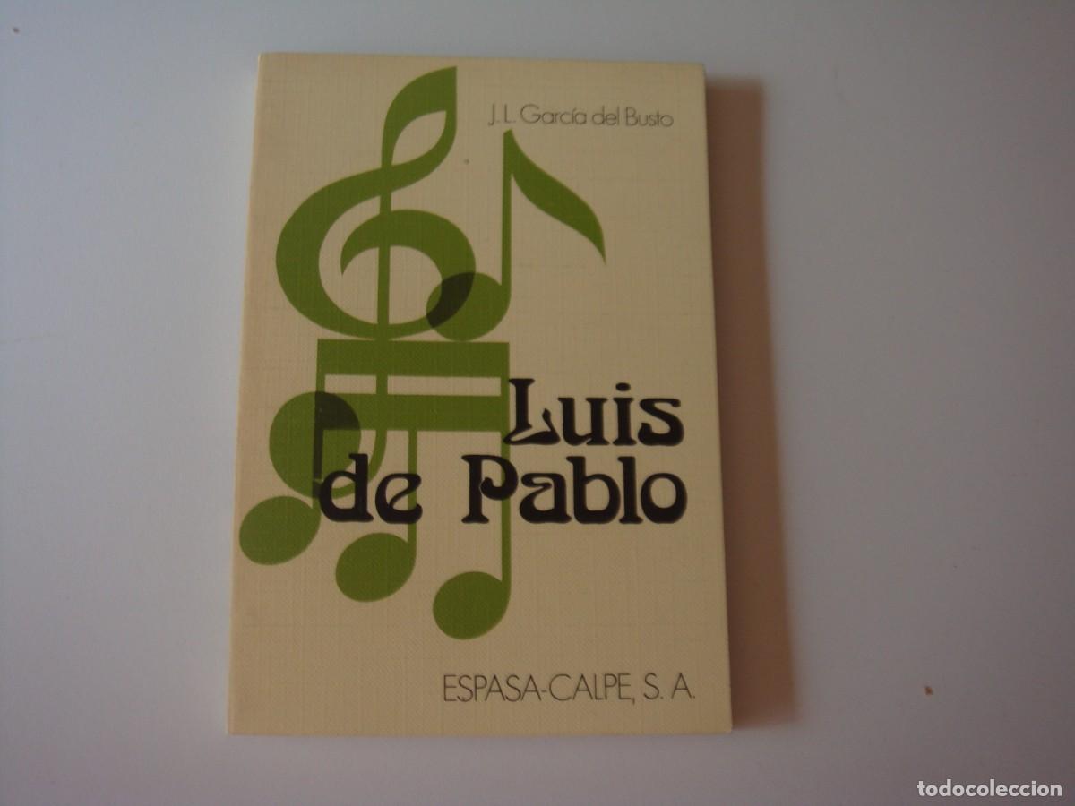 Libros de segunda mano: LUIS DE PABLO GARCIA DEL BUSTO - Foto 1