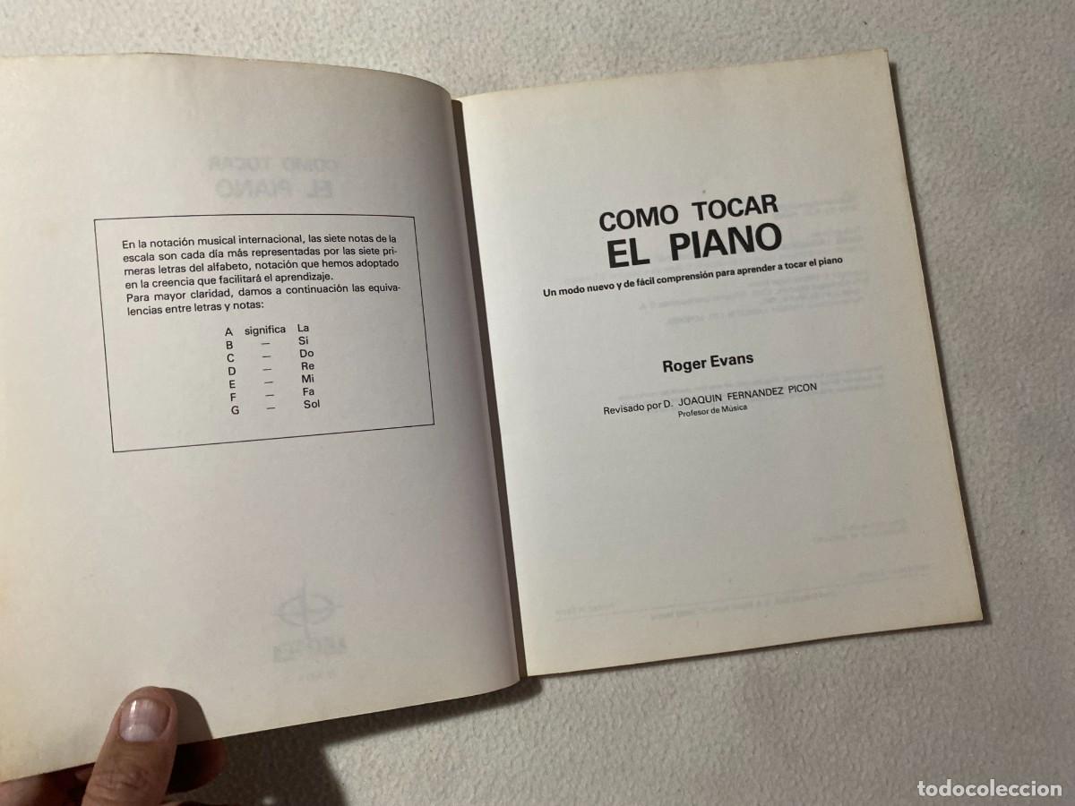 Libros de segunda mano: COMO TOCAR EL PIANO. ROGER EVANS. EDAF - Foto 9