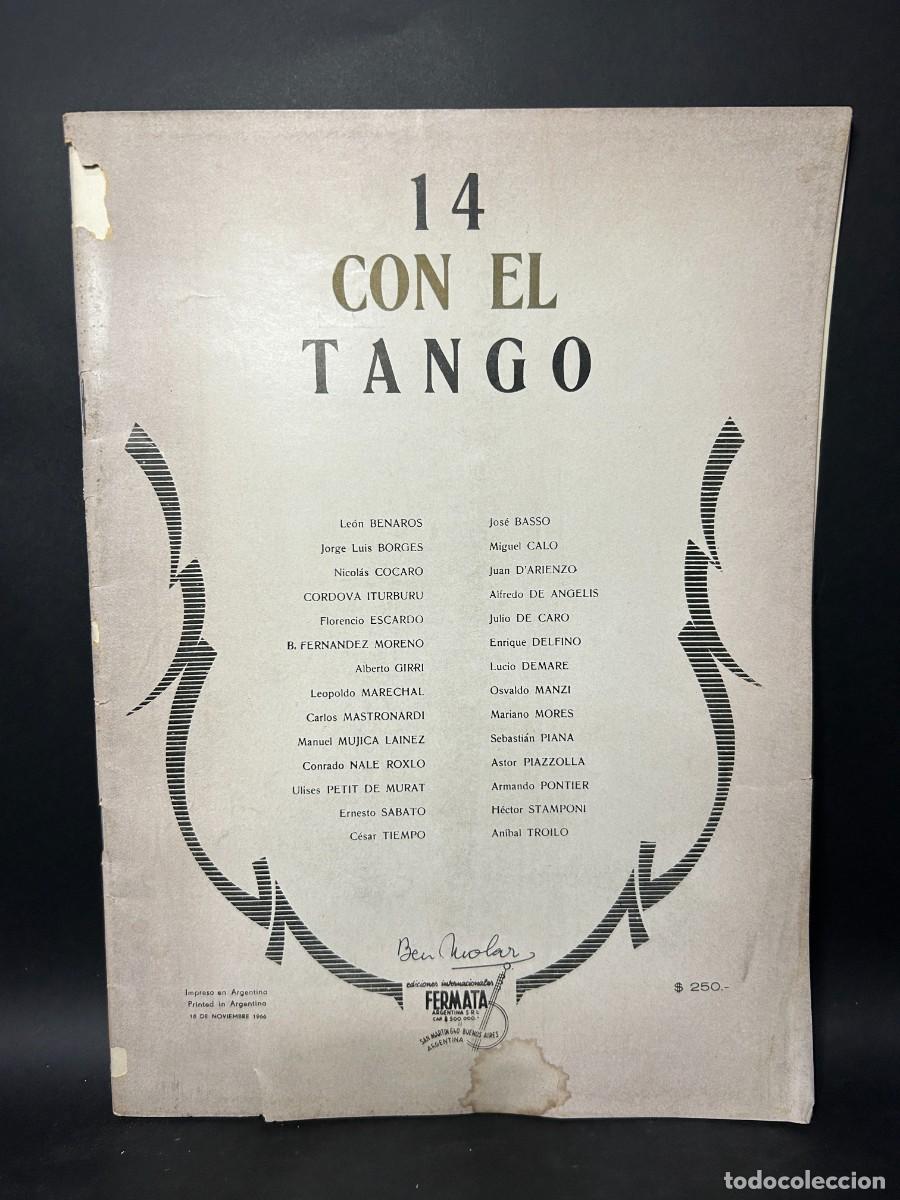 Libros de segunda mano: FERMATA - 14 CON EL TANGO - 1966 - Foto 1