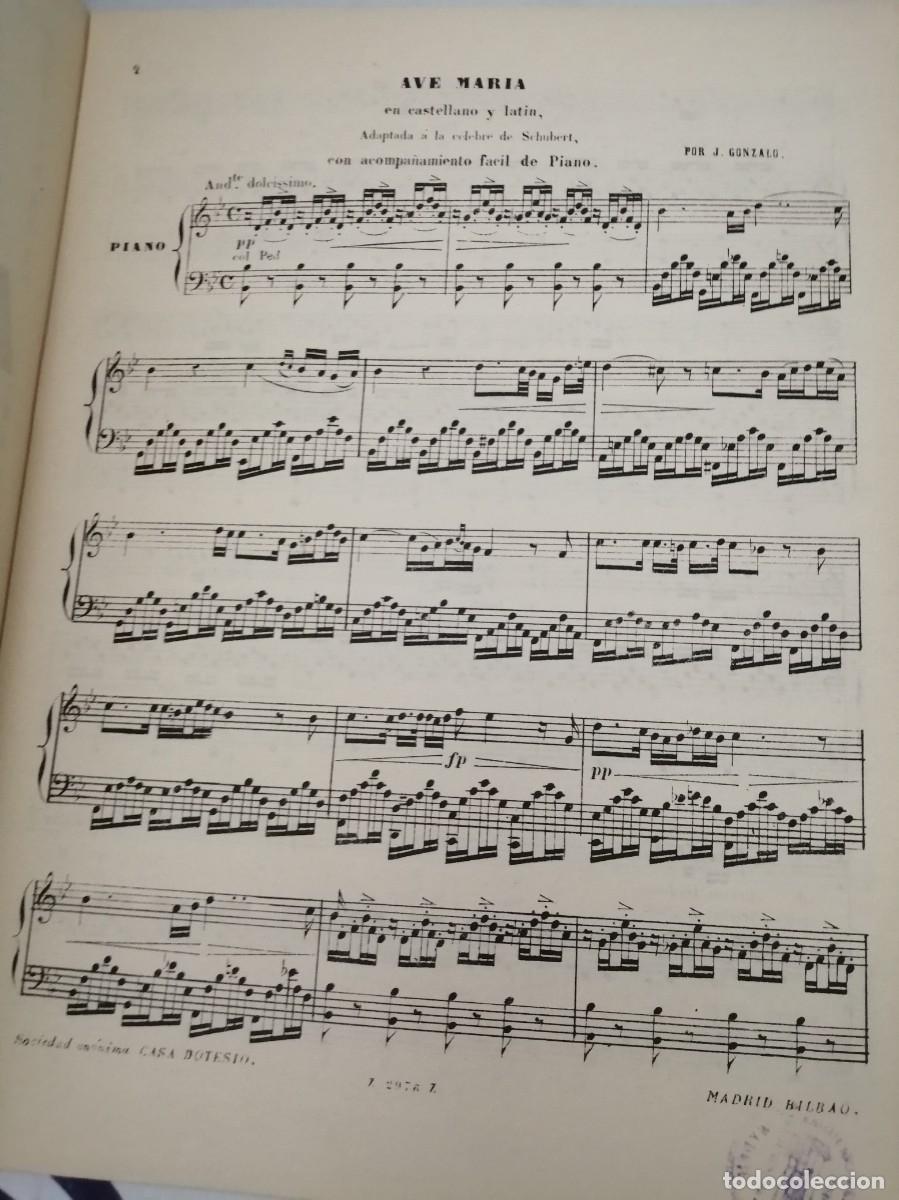 Libros de segunda mano: AVE MAR&Iacute;A Para Canto y Piano - Foto 3