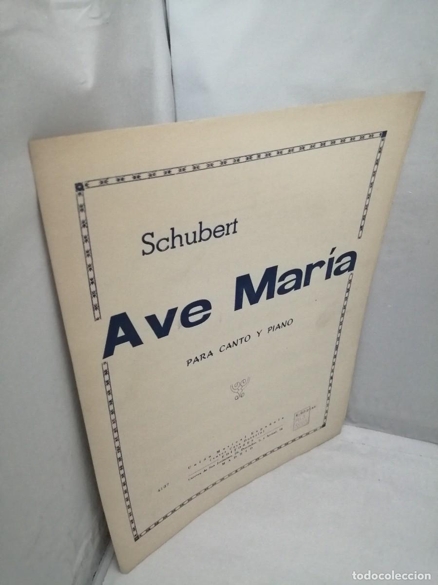 Libros de segunda mano: AVE MAR&Iacute;A Para Canto y Piano - Foto 4