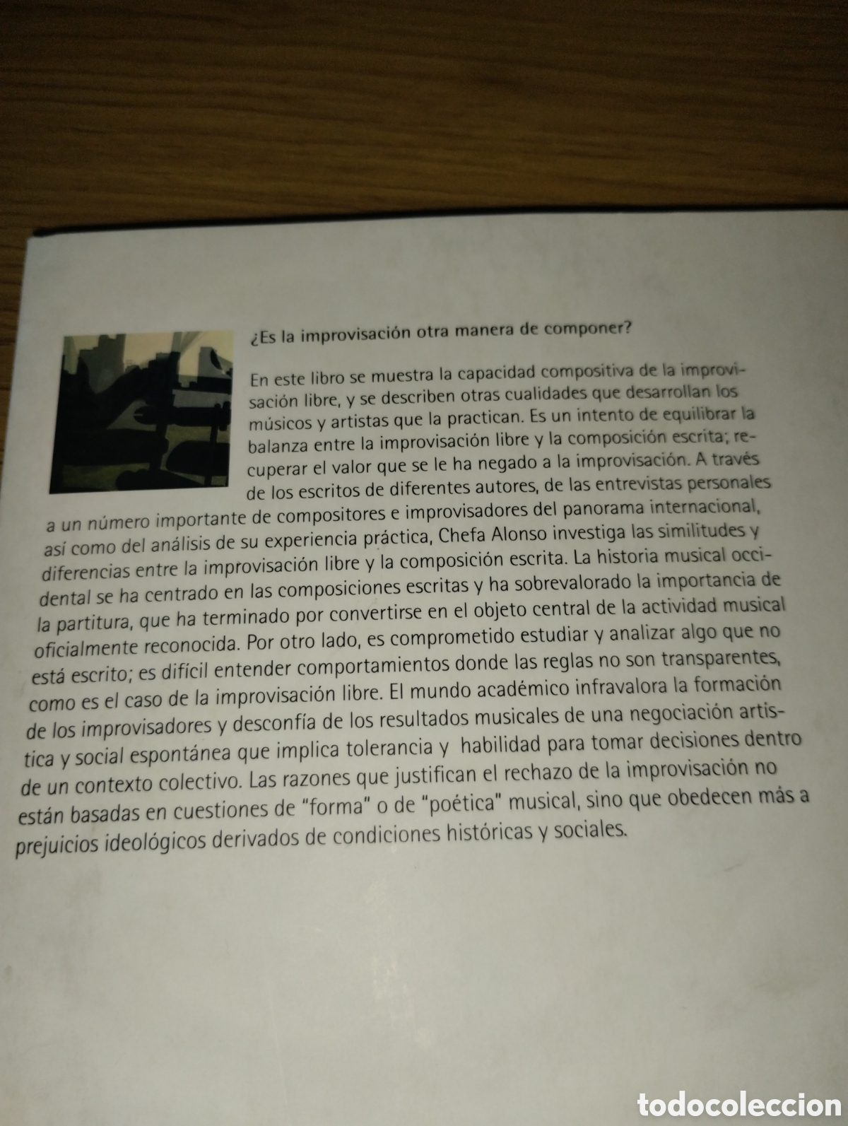 Libros de segunda mano: IMPROVISACI&Oacute;N LIBRE, La composici&oacute;n en movimiento - Foto 2