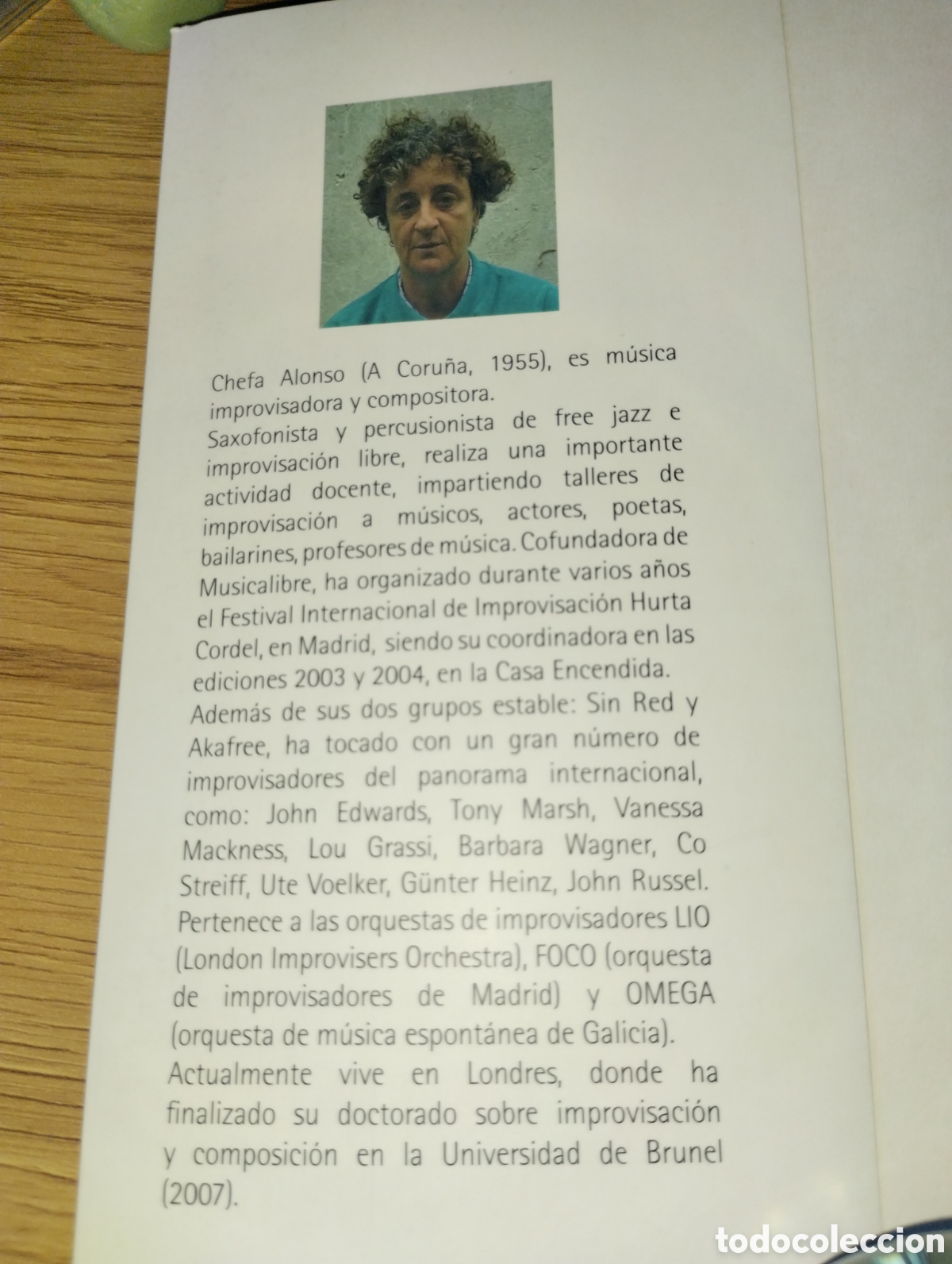 Libros de segunda mano: IMPROVISACI&Oacute;N LIBRE, La composici&oacute;n en movimiento - Foto 3