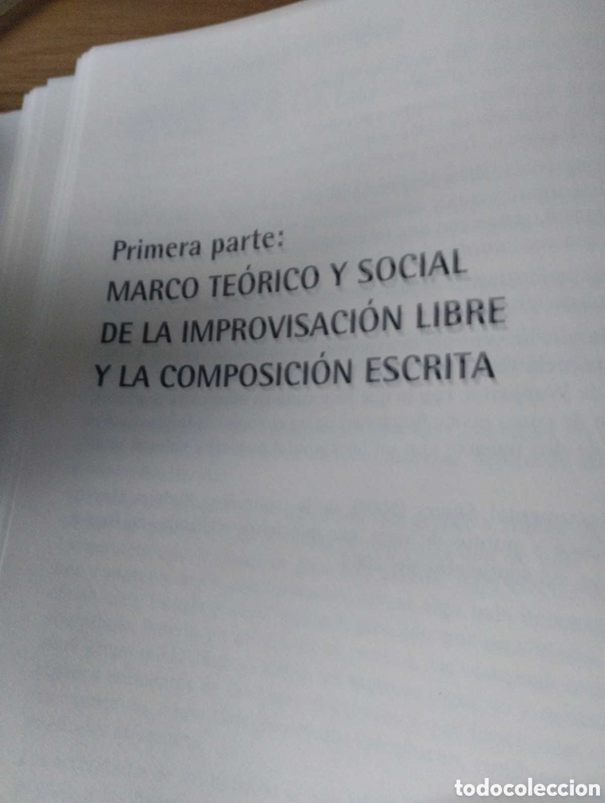 Libros de segunda mano: IMPROVISACI&Oacute;N LIBRE, La composici&oacute;n en movimiento - Foto 10
