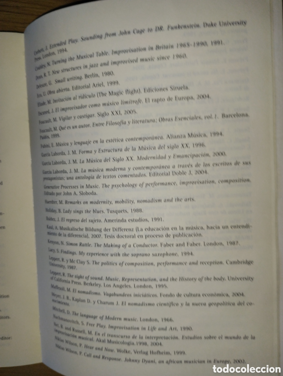 Libros de segunda mano: IMPROVISACI&Oacute;N LIBRE, La composici&oacute;n en movimiento - Foto 18