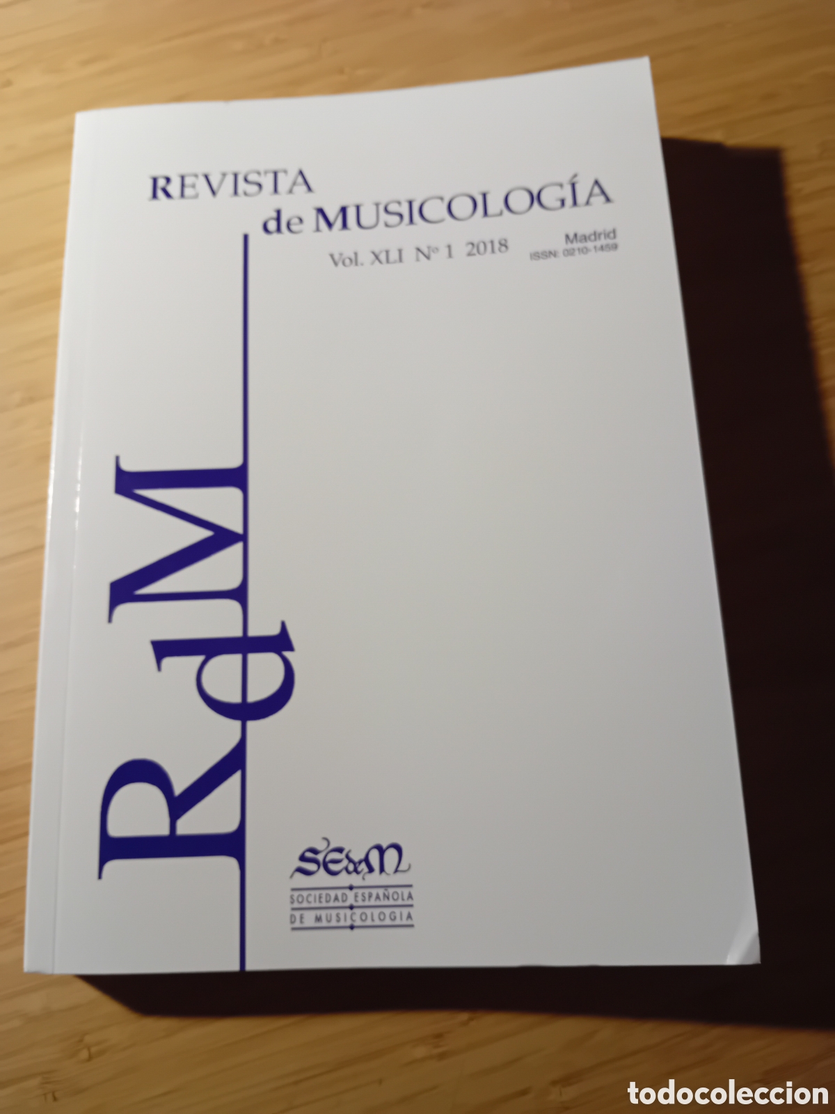 Libri di seconda mano: Revista de Musicolog&iacute;a vol. XLI 2018 n&ordm;1 - VVAA (Sociedad Espa&ntilde;ola de Musicolog&iacute;a 2018)