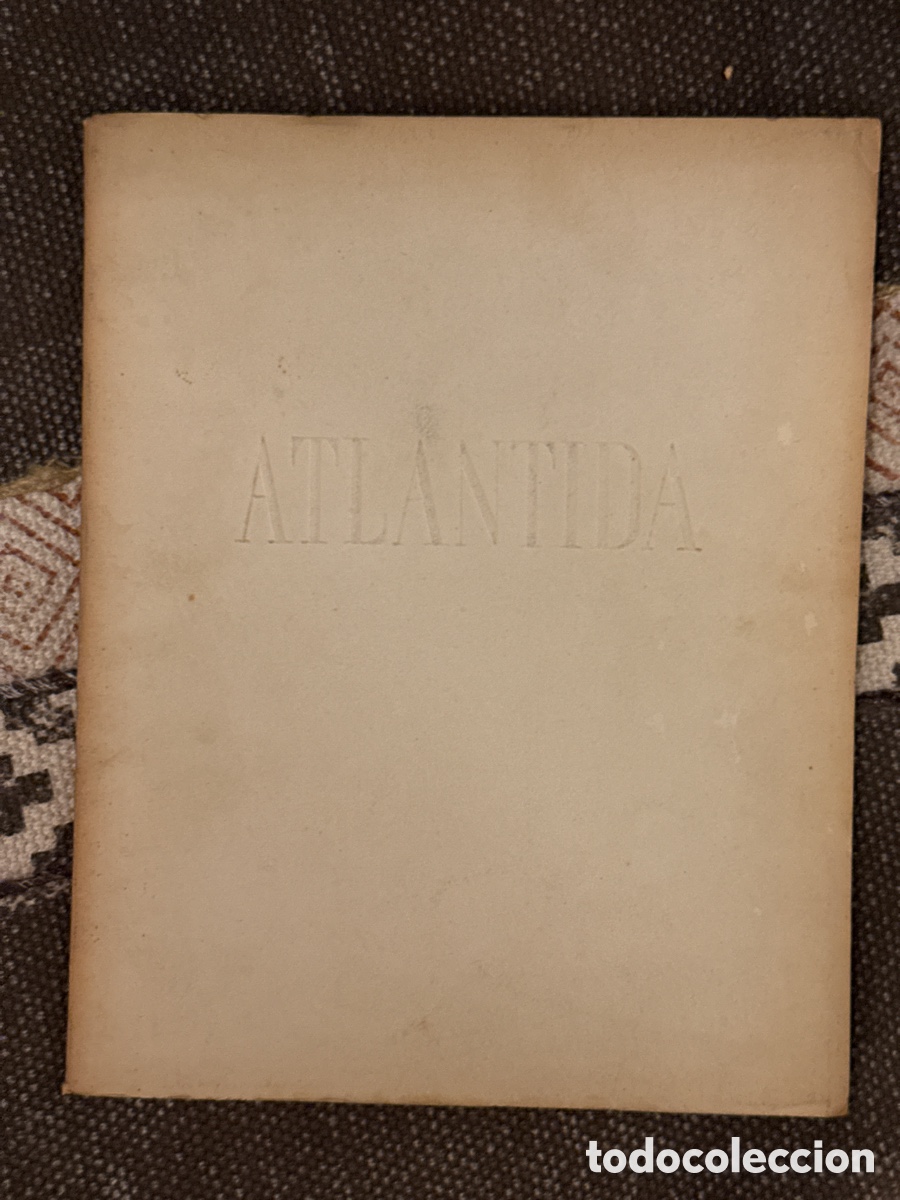 Libros de segunda mano: Atl&aacute;ntida - Programa de la primera audici&oacute;n mundial - Foto 1
