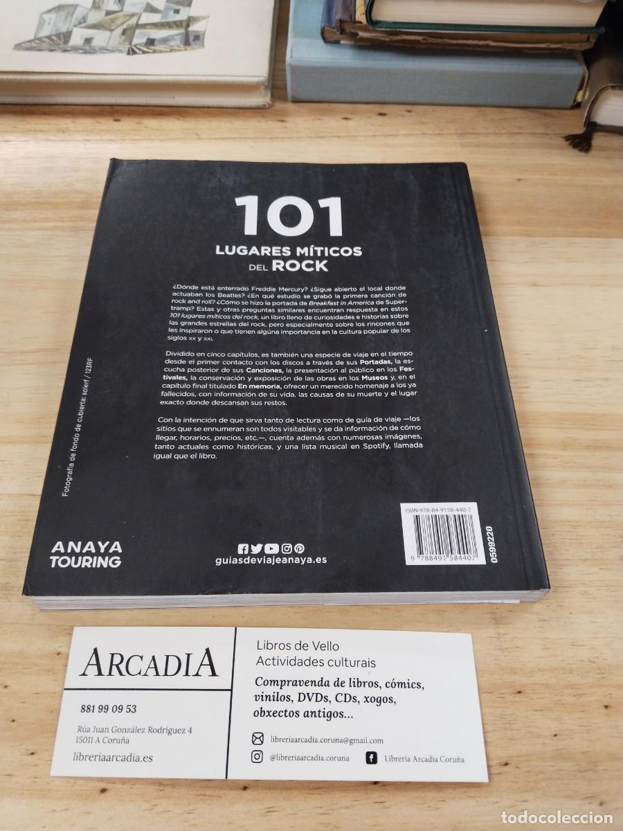 Libros de segunda mano: 101 Lugares M&iacute;ticos del Rock - Javier Bardo - Foto 2