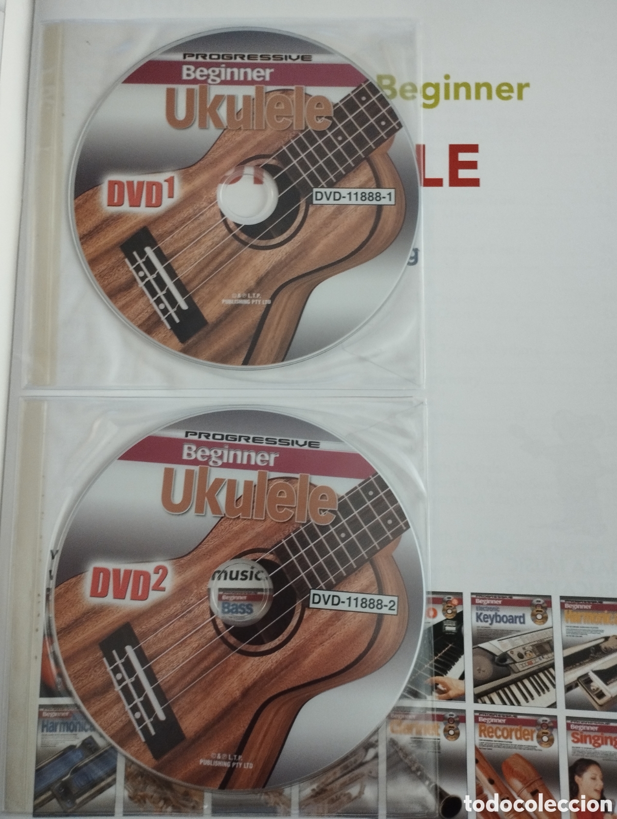 Libros de segunda mano: PROGRESSIVE BEGINNER UKULELE (PETER GELLING) 2 DVDS +CD + DVD-ROM - Foto 2