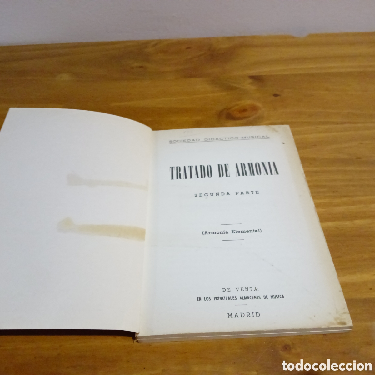 Libros de segunda mano: Tratado de armon&iacute;a . - Foto 2