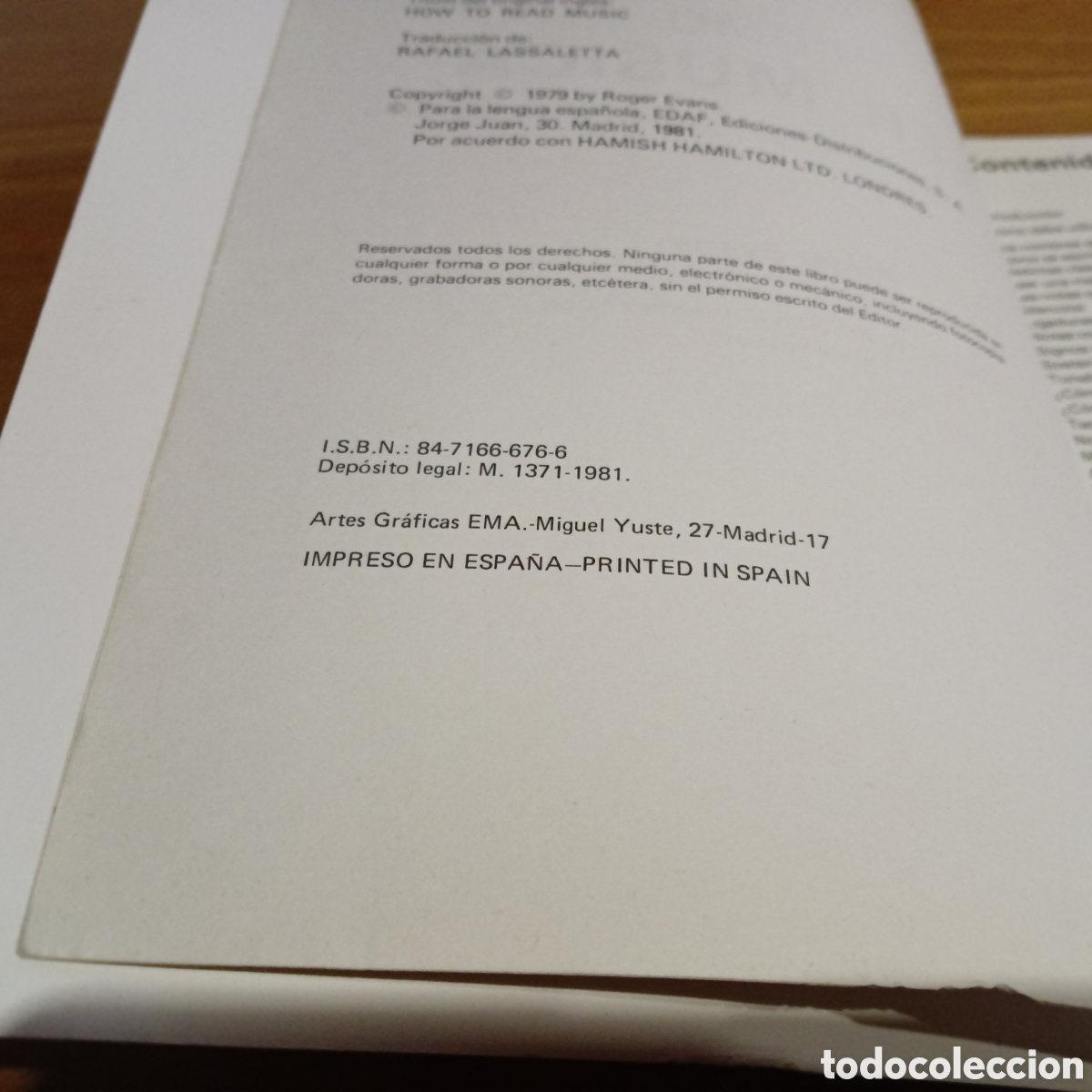 Libros de segunda mano: Como leer m&uacute;sica. Roger Evans - Foto 3