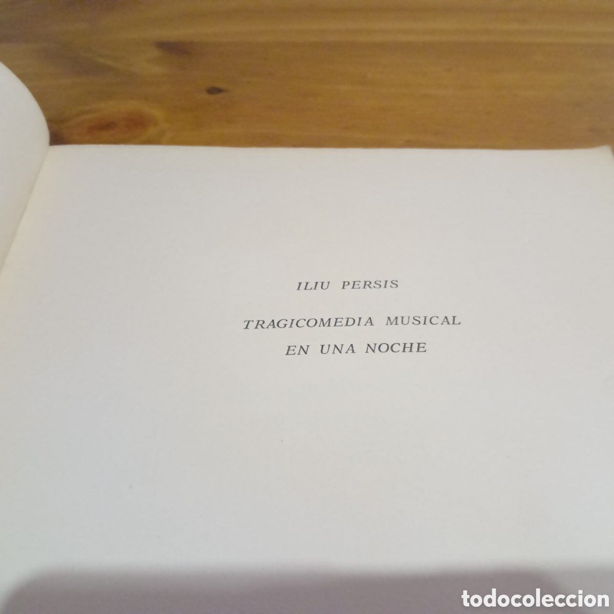 Libros de segunda mano: Tr&aacute;gicomedia musical . - Foto 2