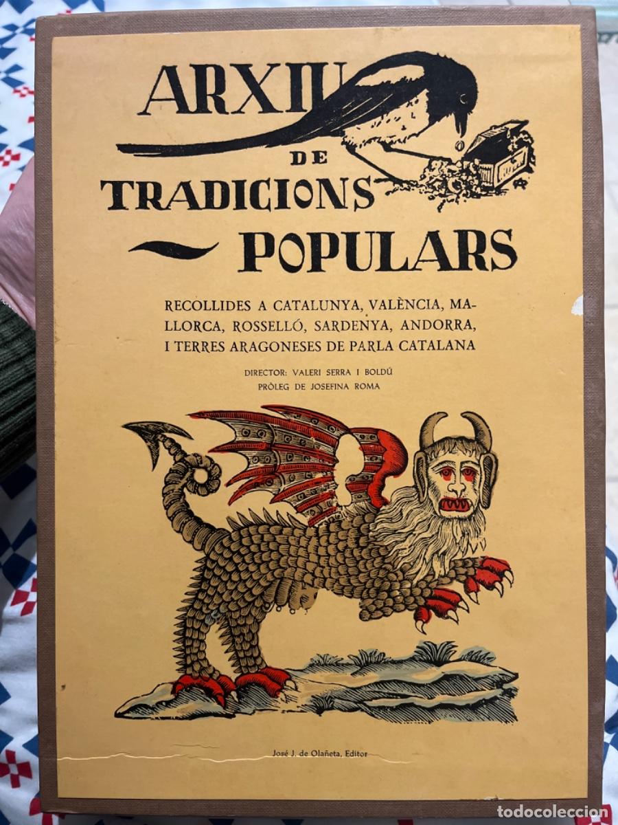 Libros de segunda mano: ARXIU DE TRADICIONS POPULARS - Foto 1