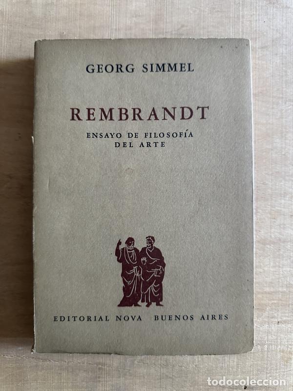 Libros de segunda mano: Rembrandt - Simmel Georg - Foto 1