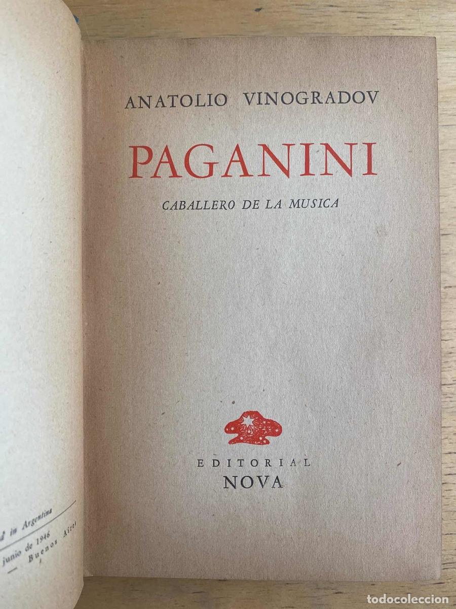Libros de segunda mano: Paganini - Anatolio Vinogradov - Foto 1