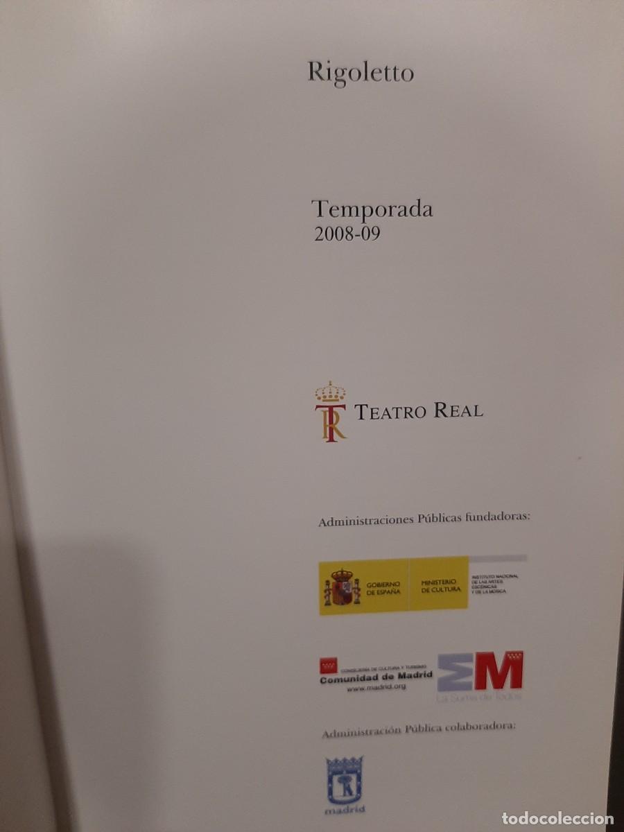Libros de segunda mano: Giuseppe Verdi. Rigoletto. (Libreto) - Foto 1