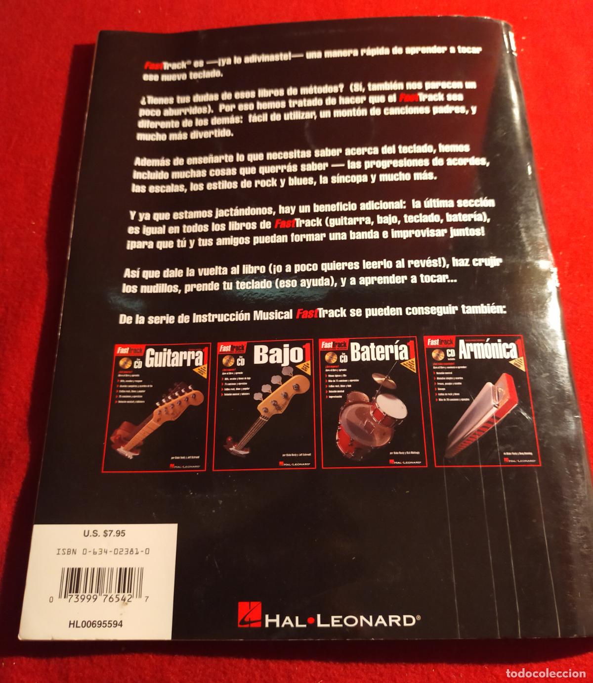 Libros de segunda mano: METODO DE TECLADO - FASTTRACK - CON UB SOLO CD - Foto 2