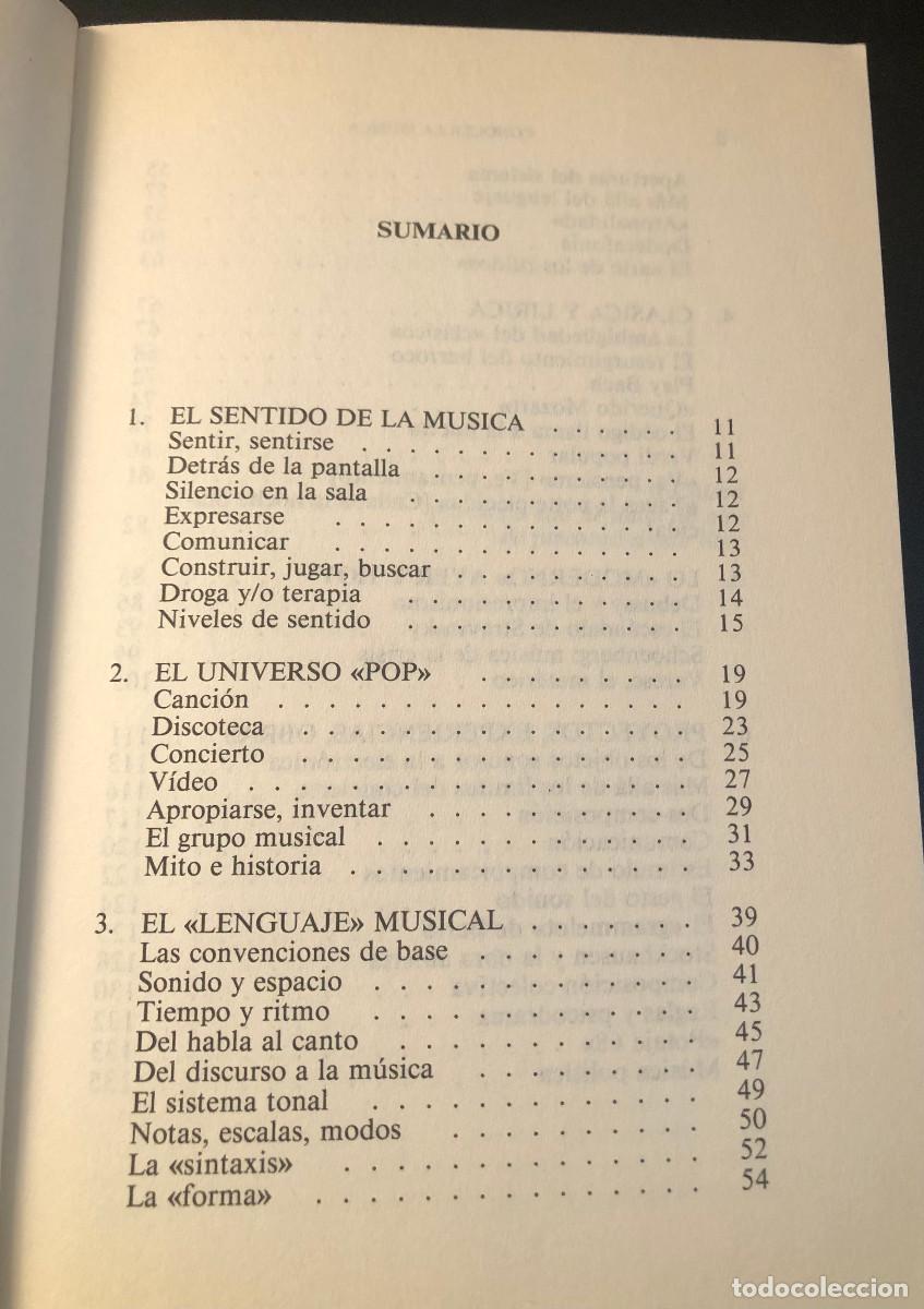 Libros de segunda mano: Gino Stefani - Comprender la M&uacute;sica - Foto 2