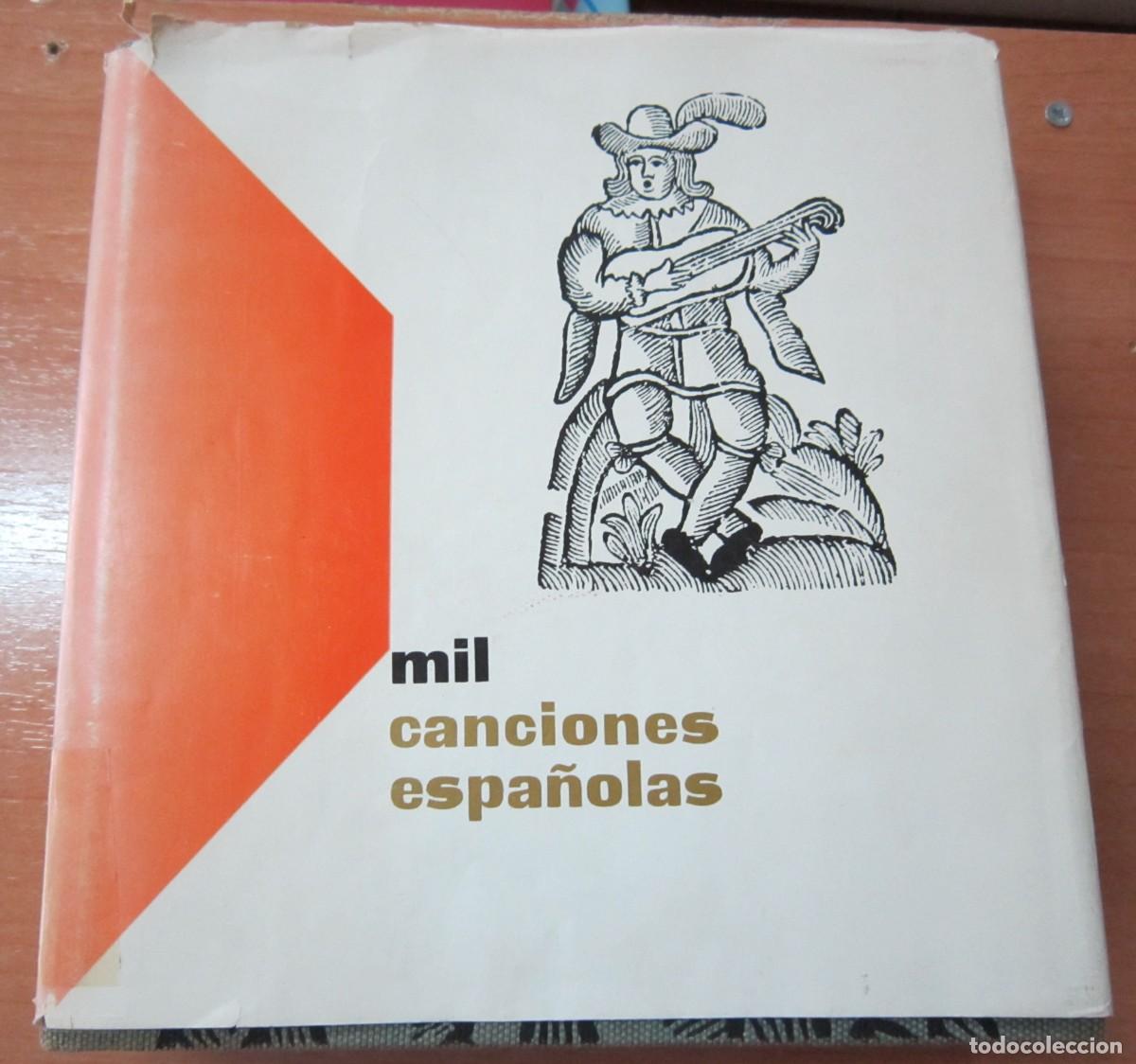 Libros de segunda mano: Mil canciones espa&ntilde;oles - Foto 1