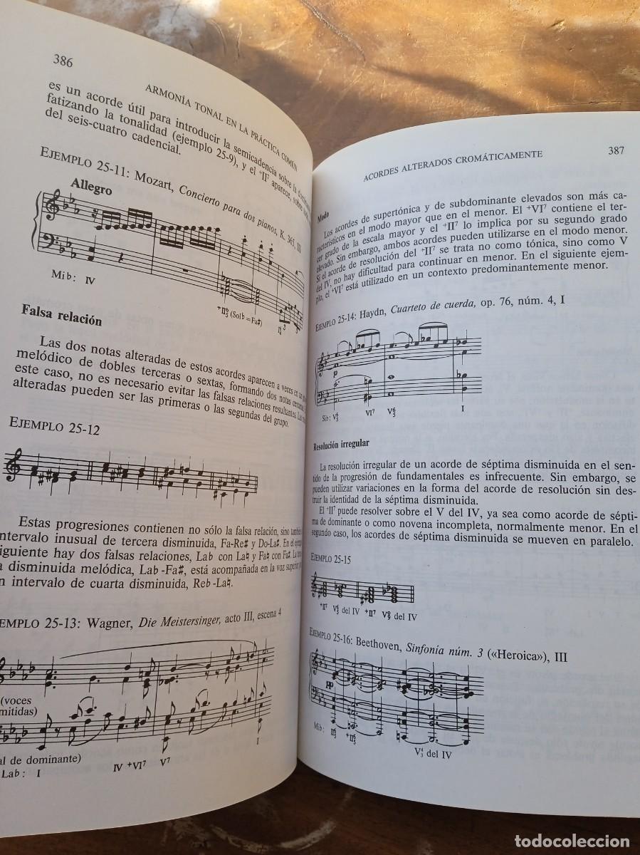 Libros de segunda mano: Armon&iacute;a. Walter Pist&oacute;n. Labor 1991. - Foto 9